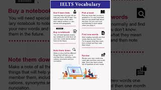 IELTS Vocabulary #ielts #shorts  #learningenglish
