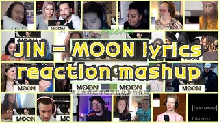 [BTS] JIN - MOON lyrics video｜reaction mashup