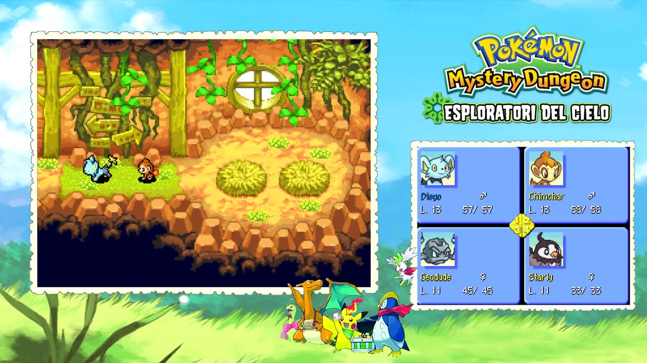 pokemon mystery dungeon esploratori del cielo scaricare