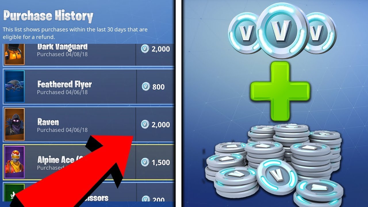 how to refund skins gliders pickaxes for vbucks fortnite battle royale - fortnite v bucks ipad