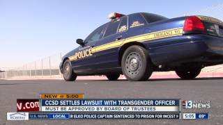 CCSD settles lawsuit with transgender police officer