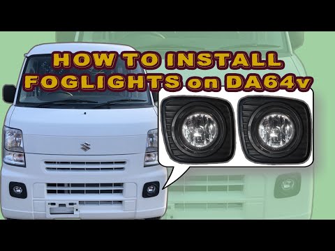 How to install foglights on DA64v suzuki (D.I.Y)