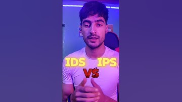 IDS vs IPS. #cybersecurity #socanalyst