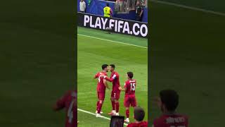 Portugal fans celebrate João Neves goal vs Congo