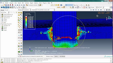 Simulation Bullet Impact onto the Ceramic-Still target in Abaqus