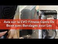 Avis sur la EVO Fitness Gants De Boxe avec Bandages pour Les Mains Hommes Femmes avec Cuir Pro Gel p