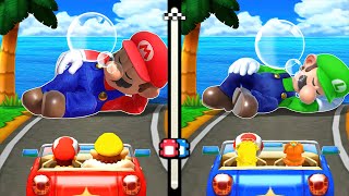 Mario Party The Top 100 Minigames  Mario Vs Princess Peach Vs Daisy Vs Wario (Hardest Difficulty)