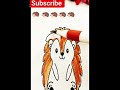 Cute Hedgehog Coloring 🦔✨ Relaxing Art for Adults #Shorts