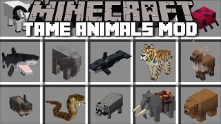 Minecraft TAME AND BREED BETTER ANIMALS MOD / SPAWN IN VILLAGE MORE ANIMAL MOBS !! Minecraft Mods