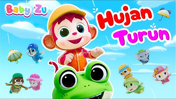 Hujan Turun ♪  Lagu anak Indonesia Original ♪  BabyZu