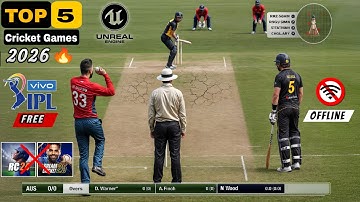 BEST CRICKET GAMES FOR ANDROID 2026 🔥 NEXT-GEN GRAPHICS 🤯