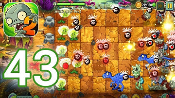 Plants vs. Zombies 2 - Gameplay Walkthrough Part 43 - Jurassic Marsh Level 1 - 5 (iOS, Android)