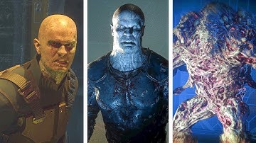 The Callisto Protocol - Captain Ferris Full Transformation Progress and Final Boss + ENDING