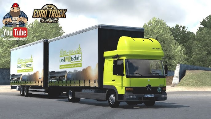 Caminhão Atego 2425 Arqueado Mods Ets2 1.43 - Dalenha Mods