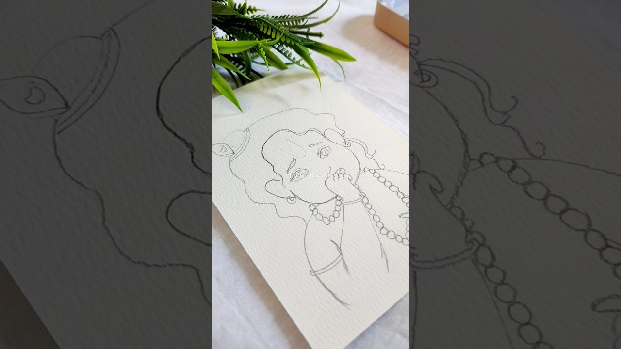Little Krishna art with watercolor 🥰#shorts#art #youtubeshorts #painting #watercolor #