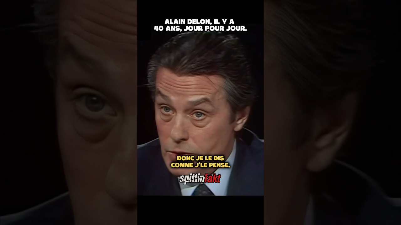 Alain Delon, une vision simple. 🔥