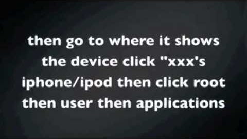 how to add cracked apps from iphone/ipod without syncing with itunes