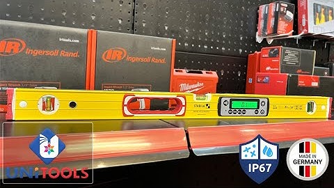 Thước nivo điện tử 3 bọt thủy - chuẩn IP 67 TECH 196DL Stabila Germany