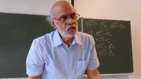 String Theory Lecture - 12 Part - 2/10  by Daya Shankar Kulshreshtha at the Univ. of Oldenburg