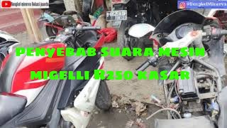 ATASI SUARA KASAR MINERVA MEGELLY R250RV #part2  @bengkelminerva
