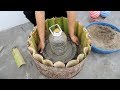 Amazing Ideas Cement For Garden - Tip Build Plant Pots Combined Fish Tank Beautiful And Easy