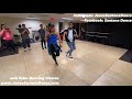 Beginner salsa dancing on2 footwork and partner combination  ej santana  christina  santana dance