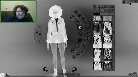 I make a sim with inverted Grayscale turned on