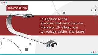 Tsubaki Flatveyor is your solution for cable management in clean environments