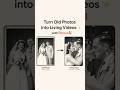 Turn Old Photos Into Videos with AI