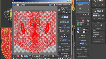 3D head unwrapping in 3Ds Max