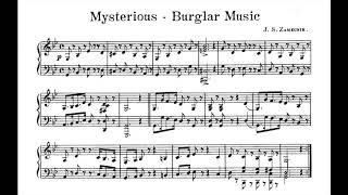 J.S. Zamecnik, "Mysterious — Burglar Music," G Minor (from "Sam Fox Moving Picture Music, Vol. 1")