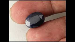 Product Video for: Bangkok Blue Sapphire (Neelam) 10.28 Carat (11.30 Ratti) — Oval Cut
