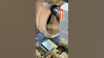 The process of scraping wood using a super sharp automatic machine #shorts