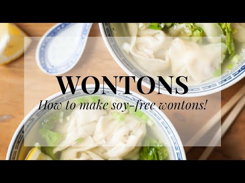 Homemade Wonton Soup Recipe - Couple Eats Food