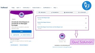 Omnistudio Data Mappers In Salesforce Trailhead Quiz Answers Explanation 2025