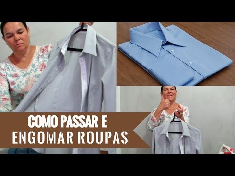 Vídeo: Como engomar uma camisa em casa