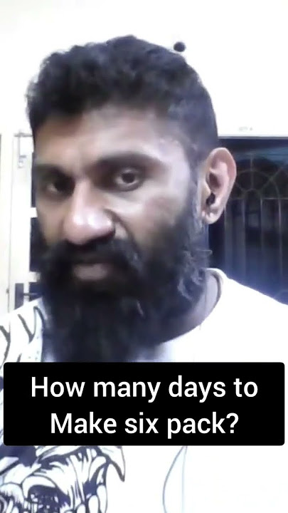 how many days to make six pack? #shorts #Sixpack #abs