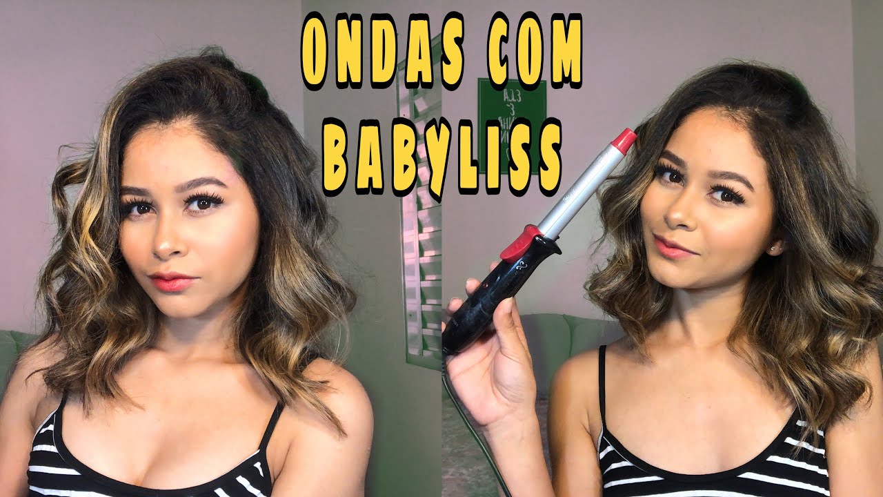 COMO FAZER ONDAS NO CABELO CURTO COM BABYLISS | #ondascombabyliss #babyliss