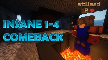 INSANE 1-4 COMEBACK | Hypixel Bridge
