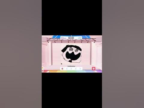 Drawing a MUSTACHE in Roblox Speed Draw 👨 - YouTube
