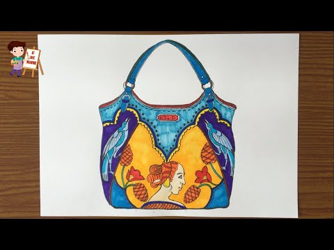Video Vẽ thiết kế túi xách họa tiết thời kì trung đại |... - youtube
