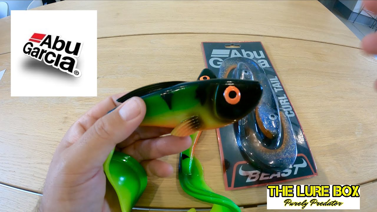 Abu Garcia Beast Curltail Lure Softbait Pike Fishing Screw In Predator 21cm 89g | UK