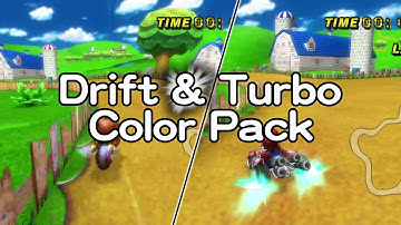 Mario Kart Wii - Drift & Turbo Color Pack v1.0 (by Dxrk & cazzyboy360)