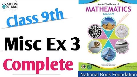 Ex Misc 3 Class 9- Miscellaneous Exercise 3 class 9th- NBF Maths