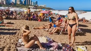 🇦🇷 A Joyful Day at Mar del Plata Beach Argentina