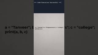 Semicolon in Python  #codeing #programminglanguage #python