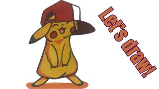 How to Draw Pikachu ⚡ Easy Cartoon Drawing for Kids | Pokémon Art screenshot 2