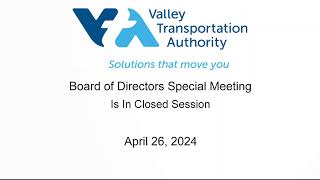 Vta Board Of Directors Workshop Meeting April 26 2024 900 Am