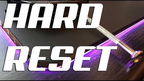 HOW TO: Hard Reset your Android Box - FACTORY WIPE