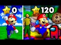 Mario Speedrun, but I add a NEW GAME every 5 minutes
